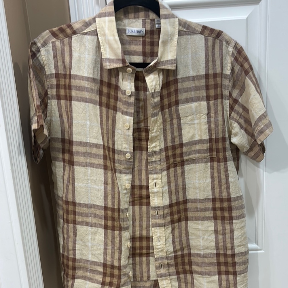 Boys Burberry Button up